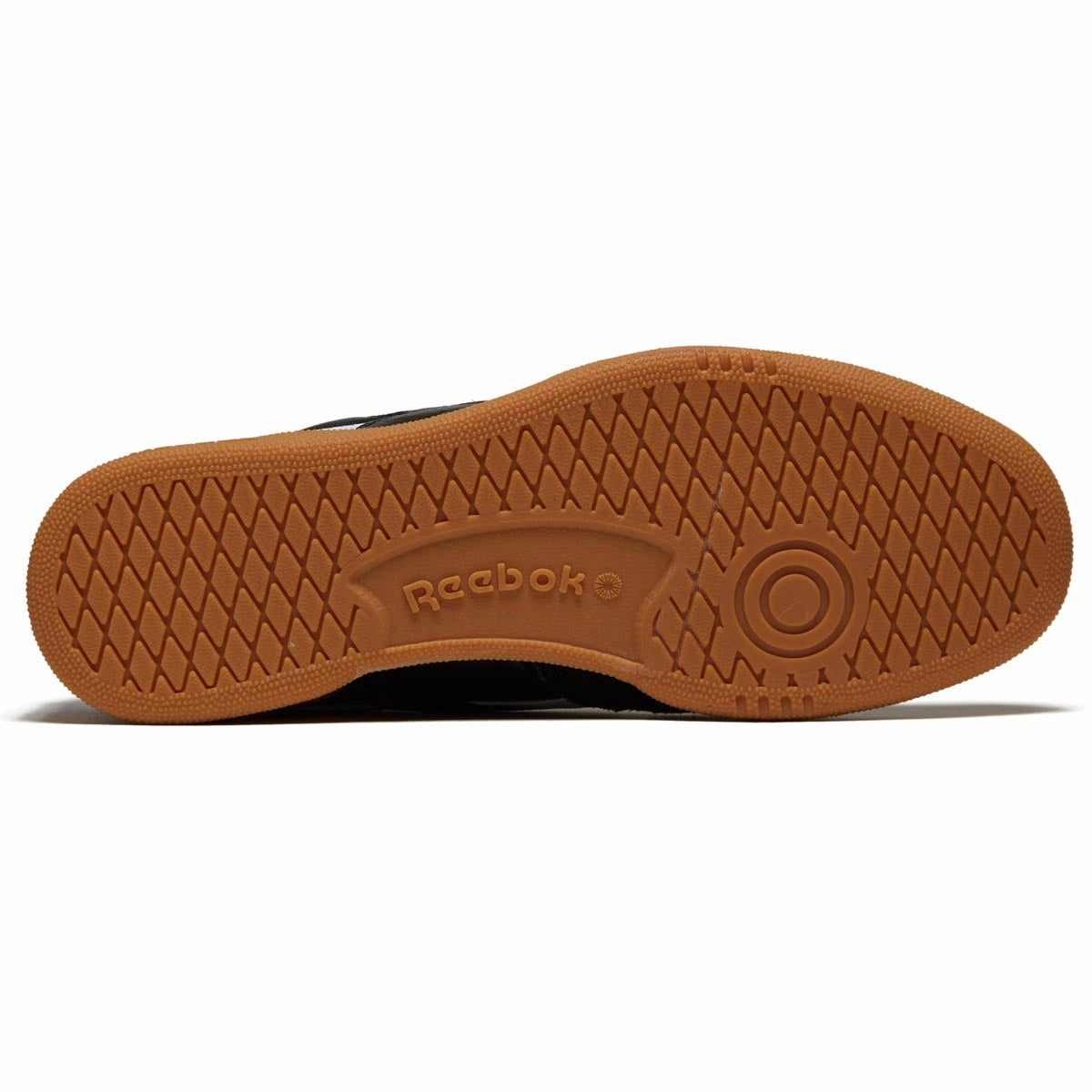 Soft Sole System Design Reebok Club C Revenge Vintage Shoes - Black/White/Gum