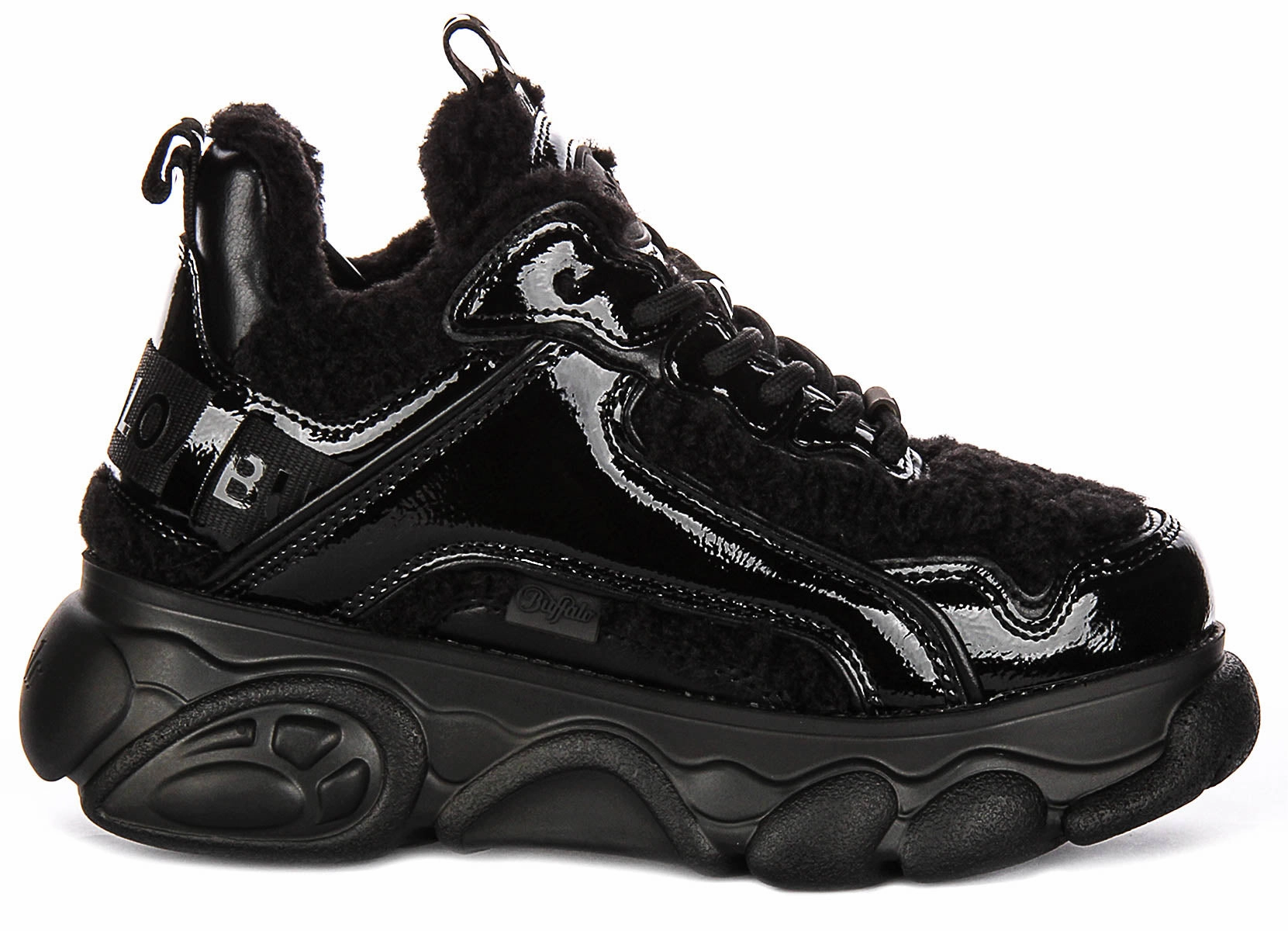 Soft Support Buffalo Cld Chai Warm In Black Patent For Women