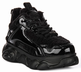 Lift Hike Link Walk Buffalo Cld Chai Warm In Black Patent For Women