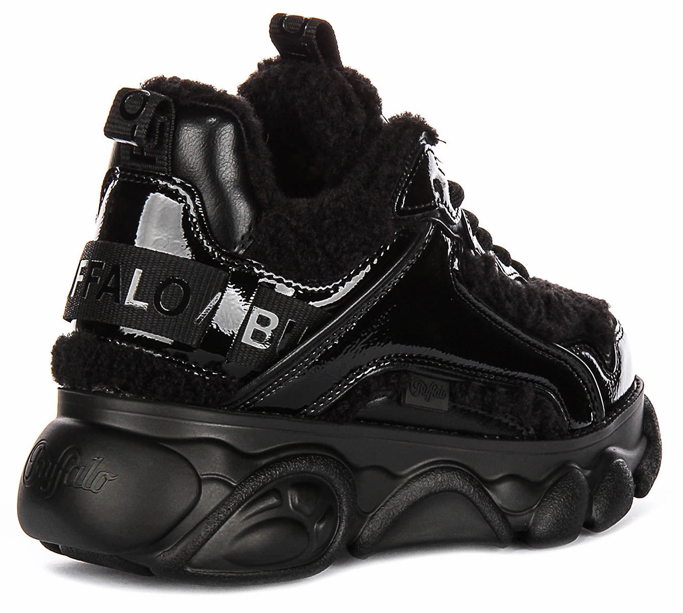 Soft Support Buffalo Cld Chai Warm In Black Patent For Women