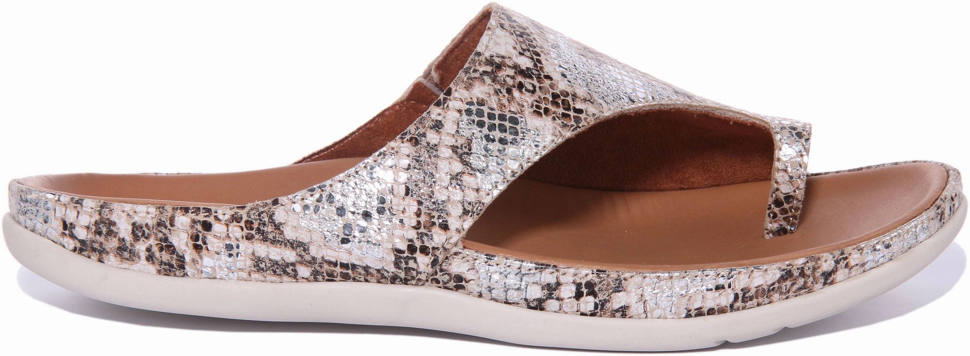 Soft Texture Strive Capri In Snake For Women