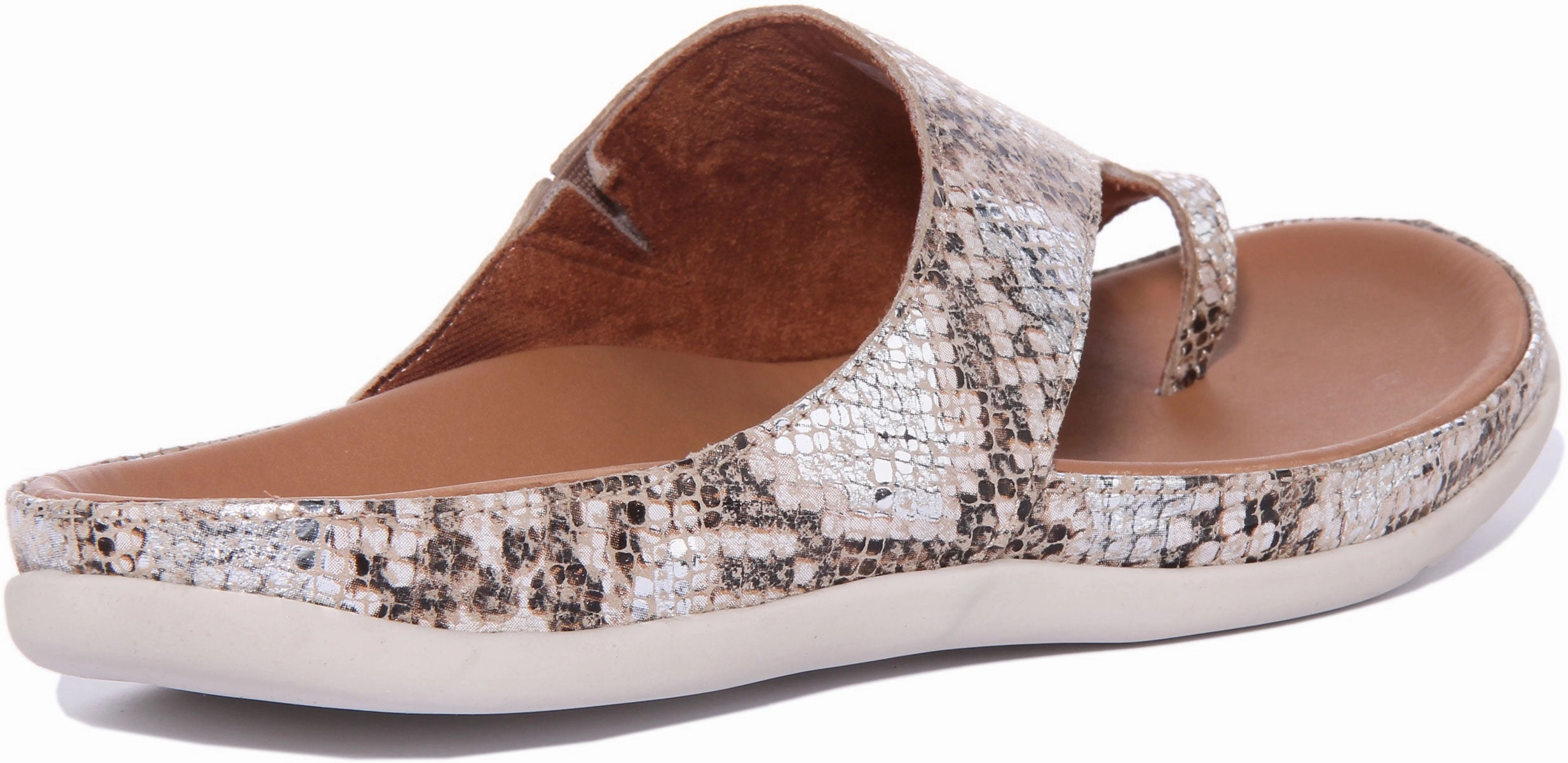 Soft Texture Strive Capri In Snake For Women