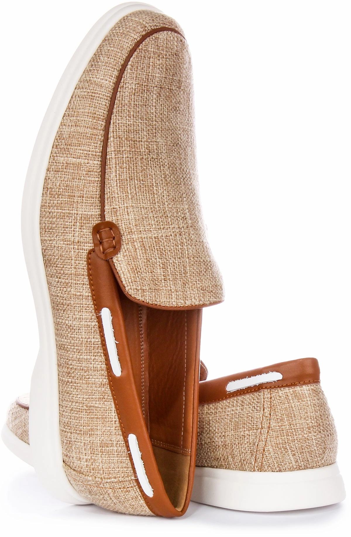 Soft Touching Justinreess England Charles Fabric In Beige For Men