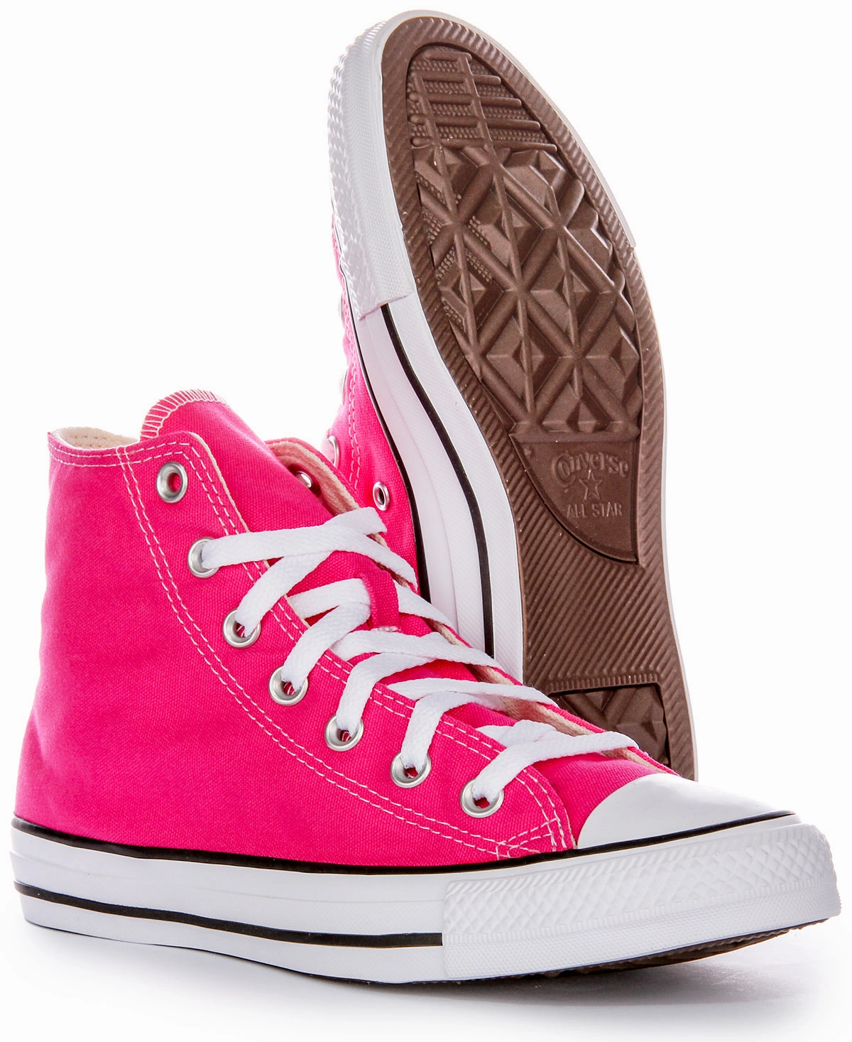 Soft Upper Layer Comfort Converse All Star High A08136C In Fuchsia Pink