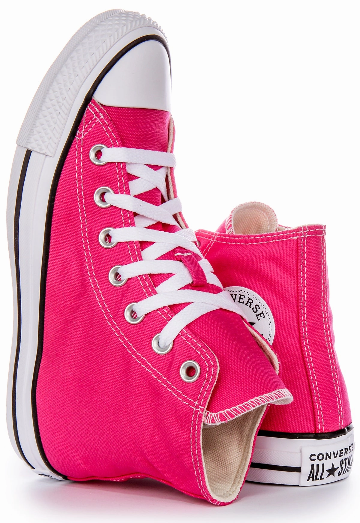 Soft Upper Layer Comfort Converse All Star High A08136C In Fuchsia Pink