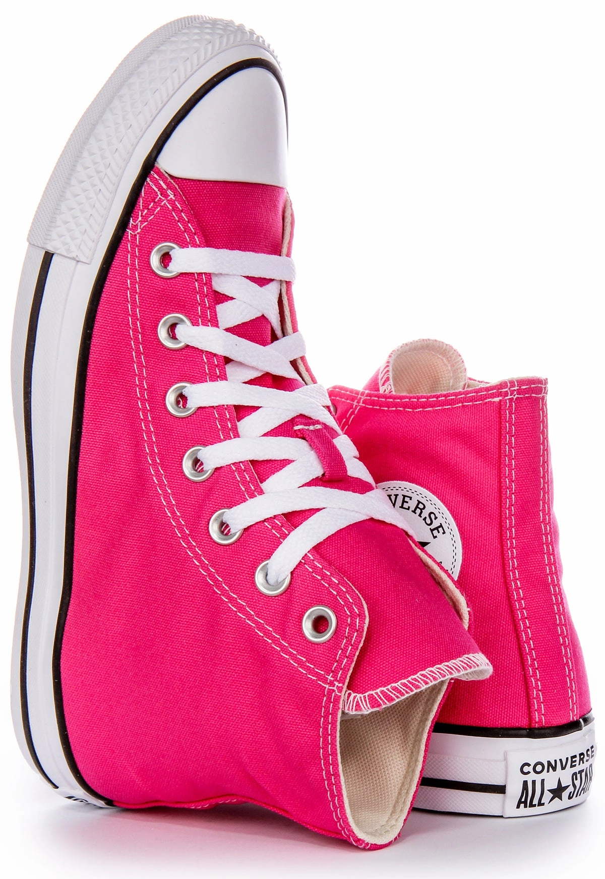 Soft Upper Layer Comfort Converse All Star High A08136C In Fuchsia Pink