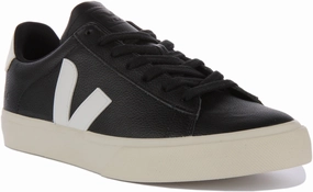 Walk Mode Veja Campo Chromefree In Black White For Women