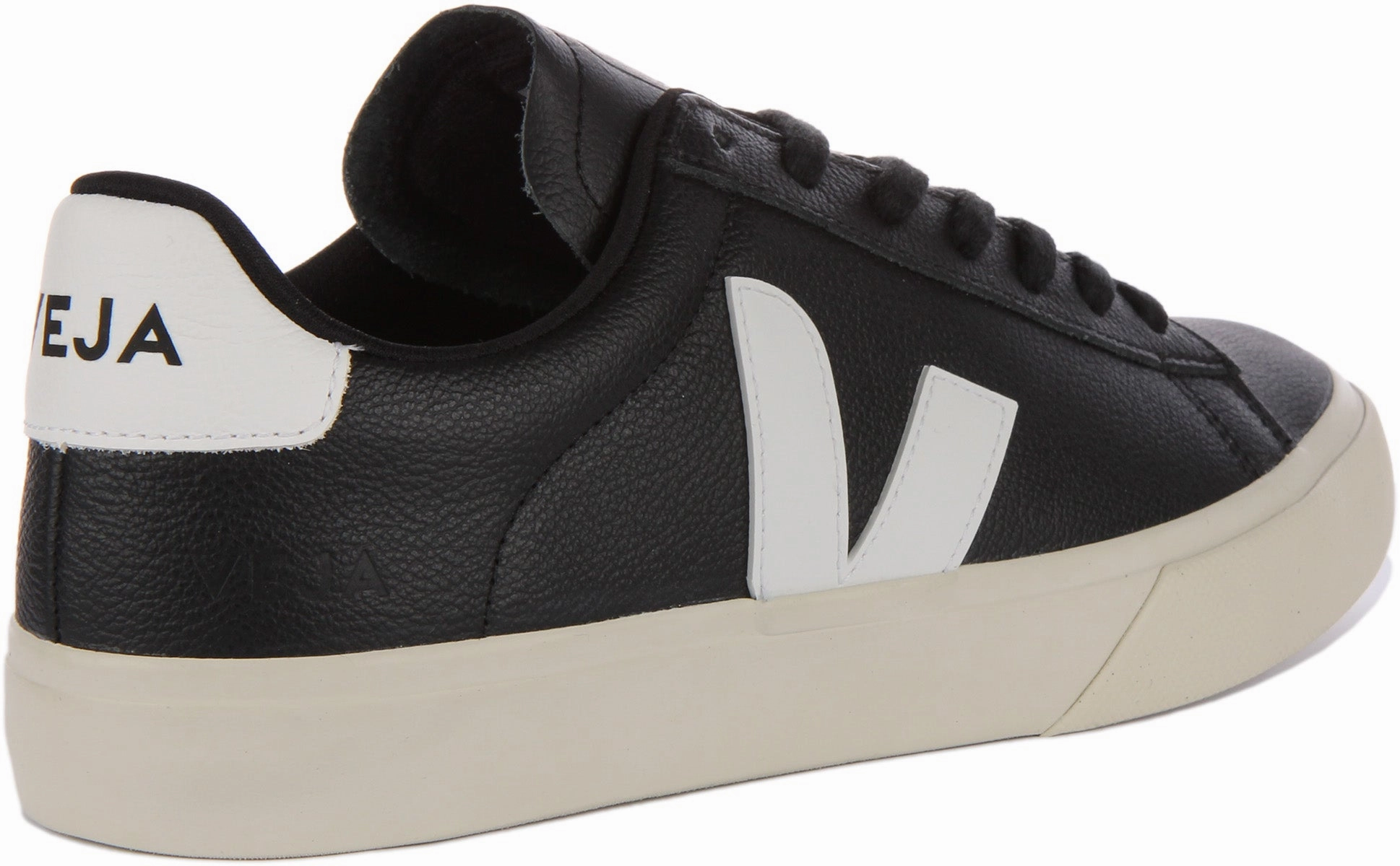 Soft Veja Campo Chromefree In Black White For Women