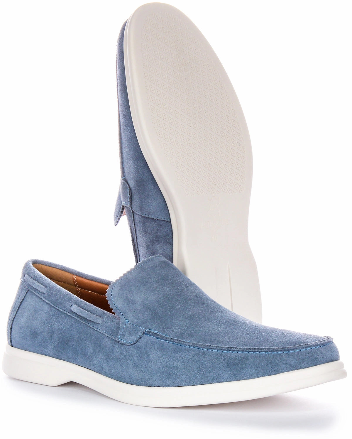 Soft Walk-Step-In Justinreess England Charles In Blue For Men