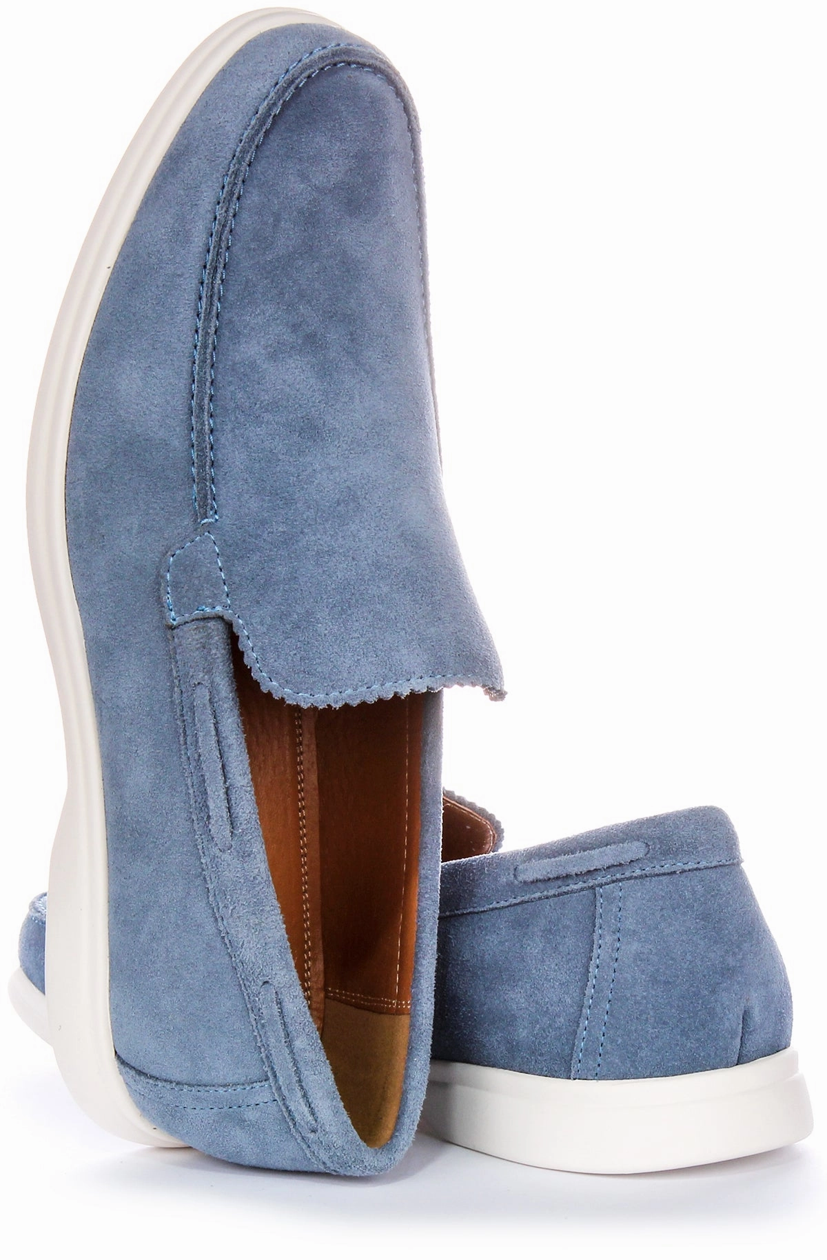 Soft Walk-Step-In Justinreess England Charles In Blue For Men