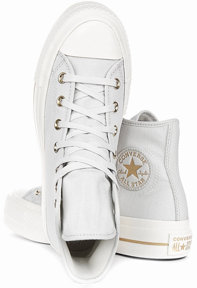 Soft Walk-Step-Out Converse All Star Lift Hi A08237C In Light Grey
