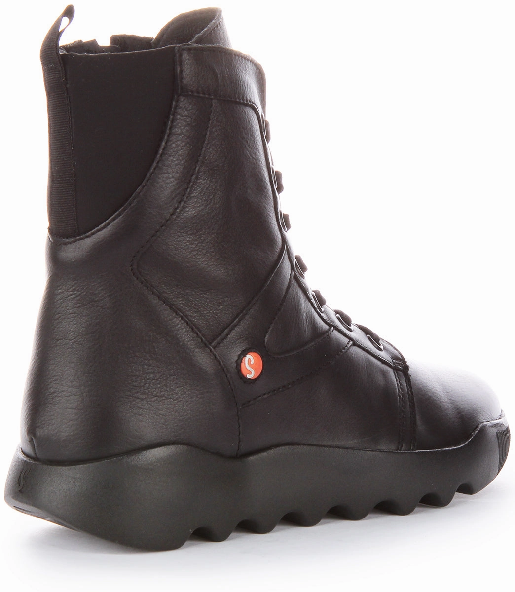 Softinos Widi728 Smooth In Black For Women Mountain Comfort Boots