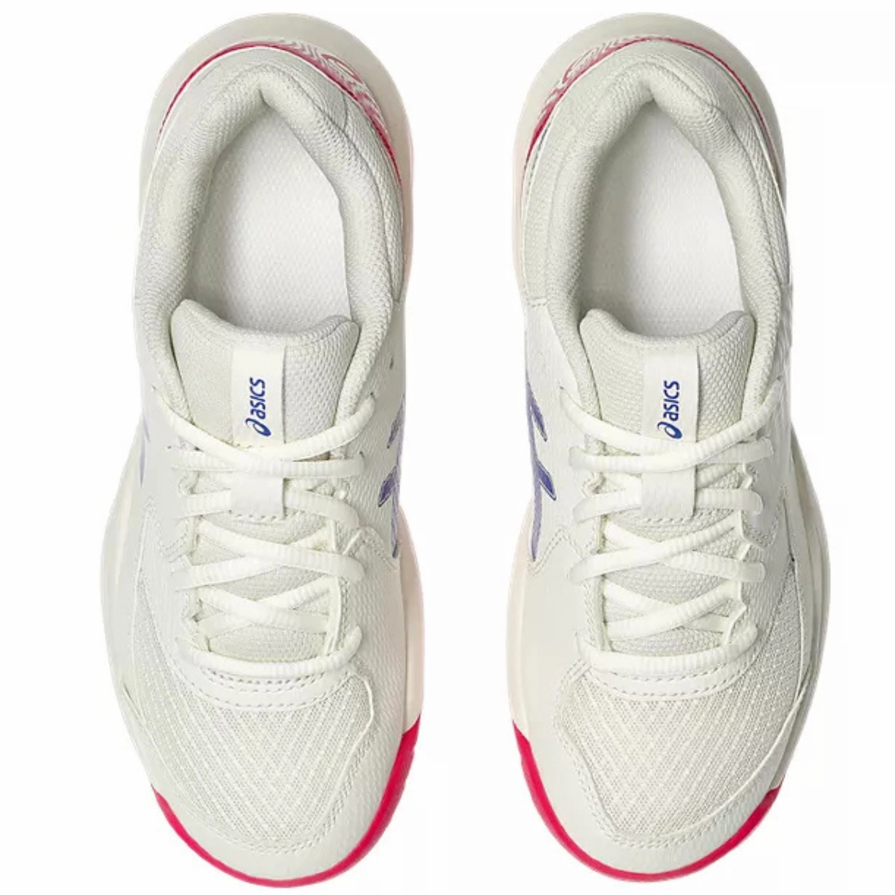 Softness Push Asics Gel-Dedicate 8 Junior Tennis Shoes - Cream/Dark Cobalt