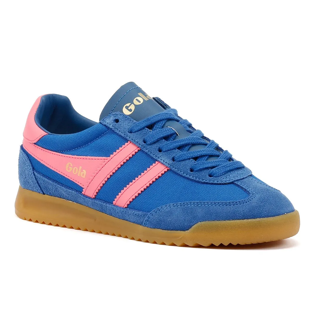 Sole Control Gola Tornado Women's Sapphire/Fluro Pink Trainers
