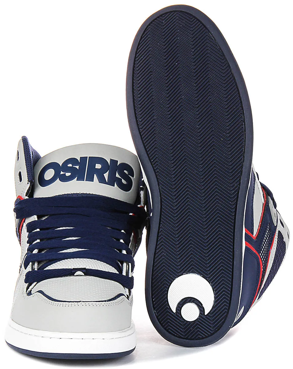 Sole Focus Osiris Nyc 83 CLK In Navy Grey For Men