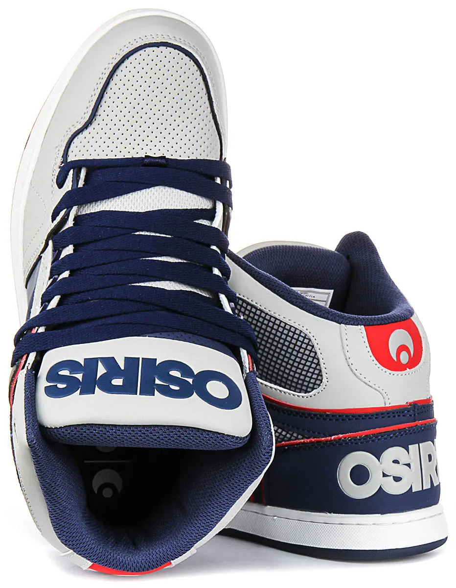 Sole Focus Osiris Nyc 83 CLK In Navy Grey For Men