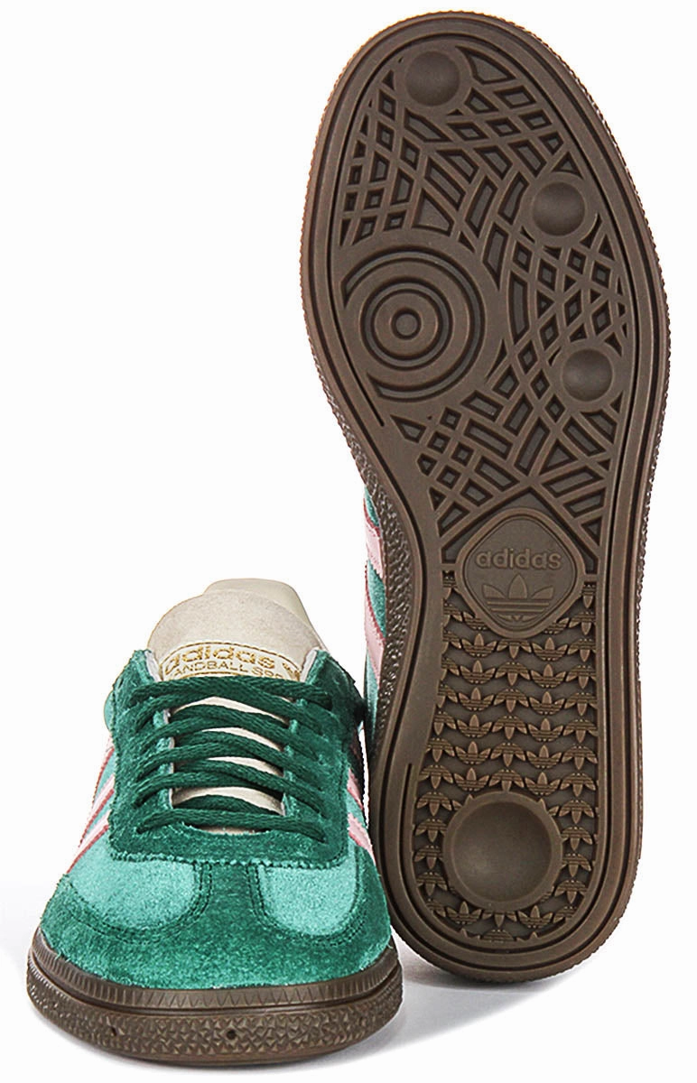 Sole durability Adidas Handball Spezia In Green Pink For Women