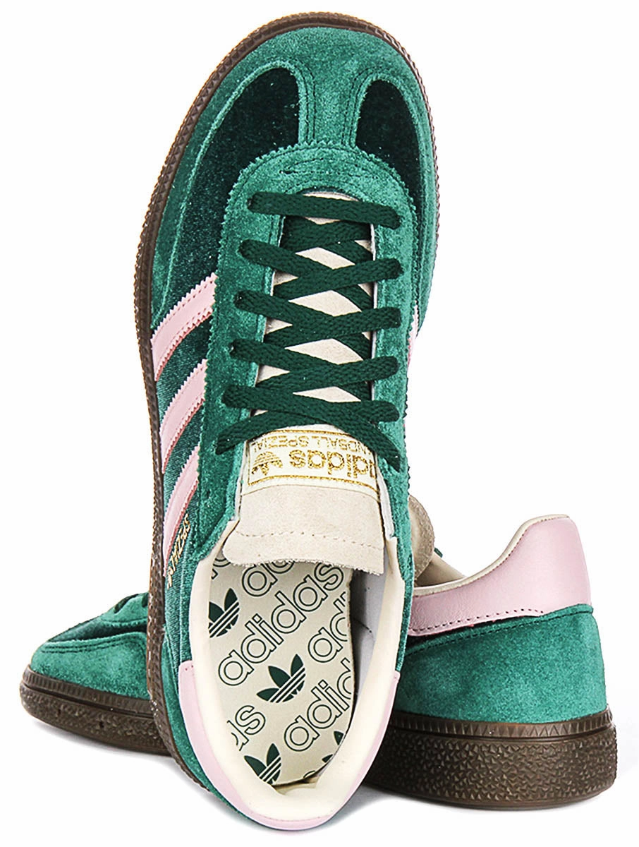 Sole durability Adidas Handball Spezia In Green Pink For Women