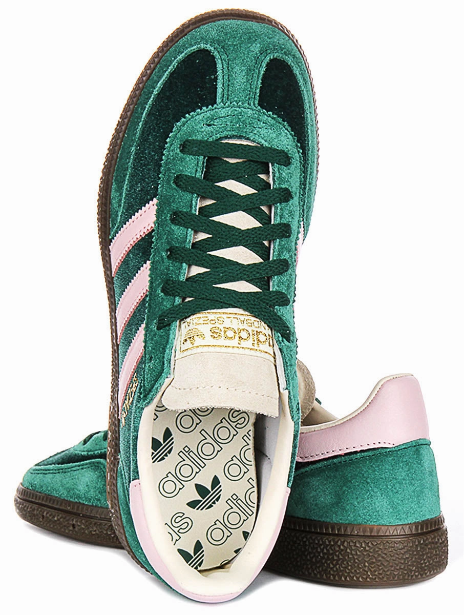 Sole durability Adidas Handball Spezia In Green Pink For Women