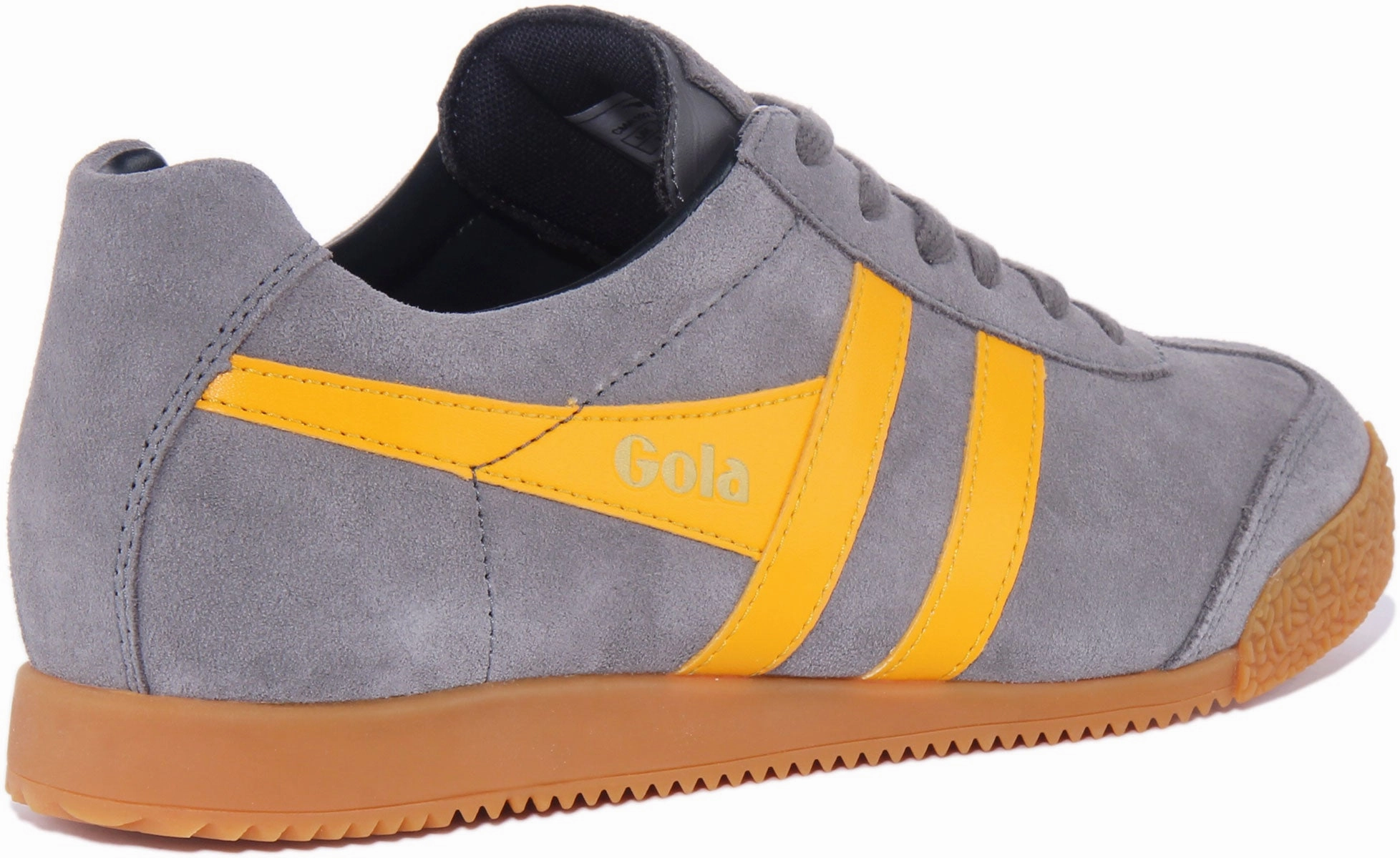 Sole Focus Gola Classics Harrier In Grey Yellow For Men