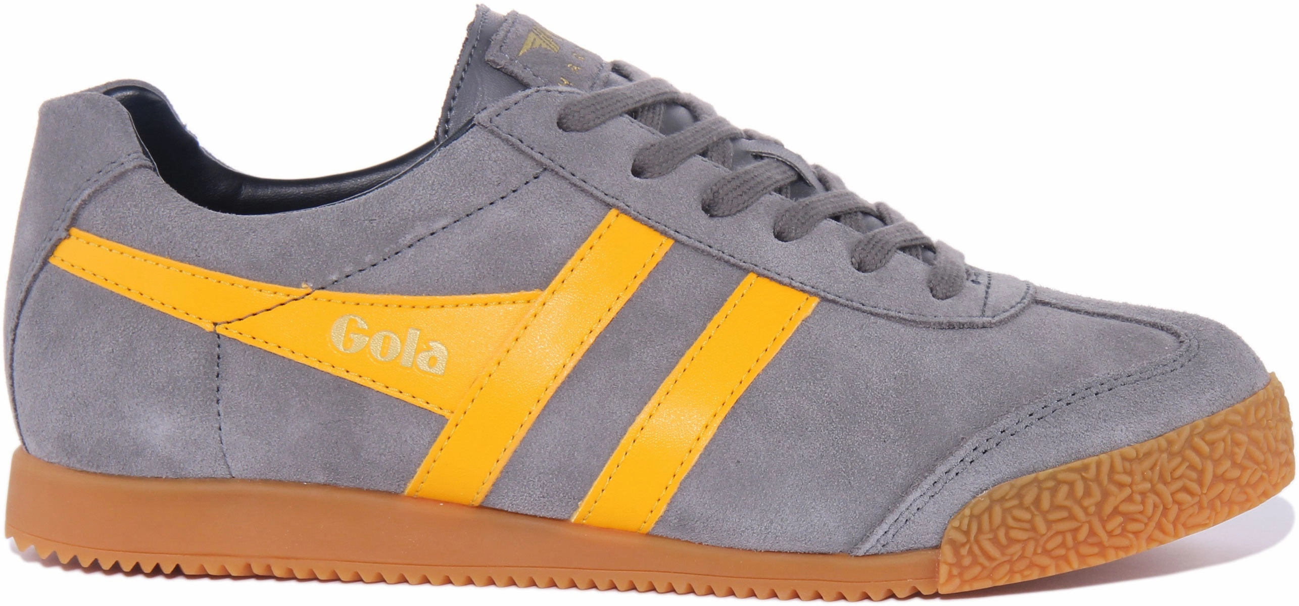 Sole Focus Gola Classics Harrier In Grey Yellow For Men