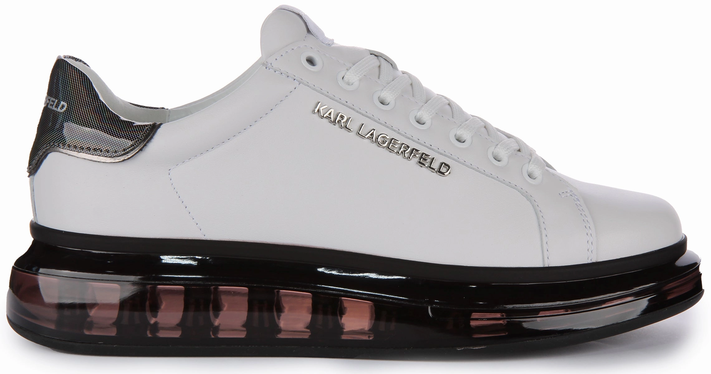 Sole Shield Karl Lagerfeld Kapri Kushion In White Black For Men