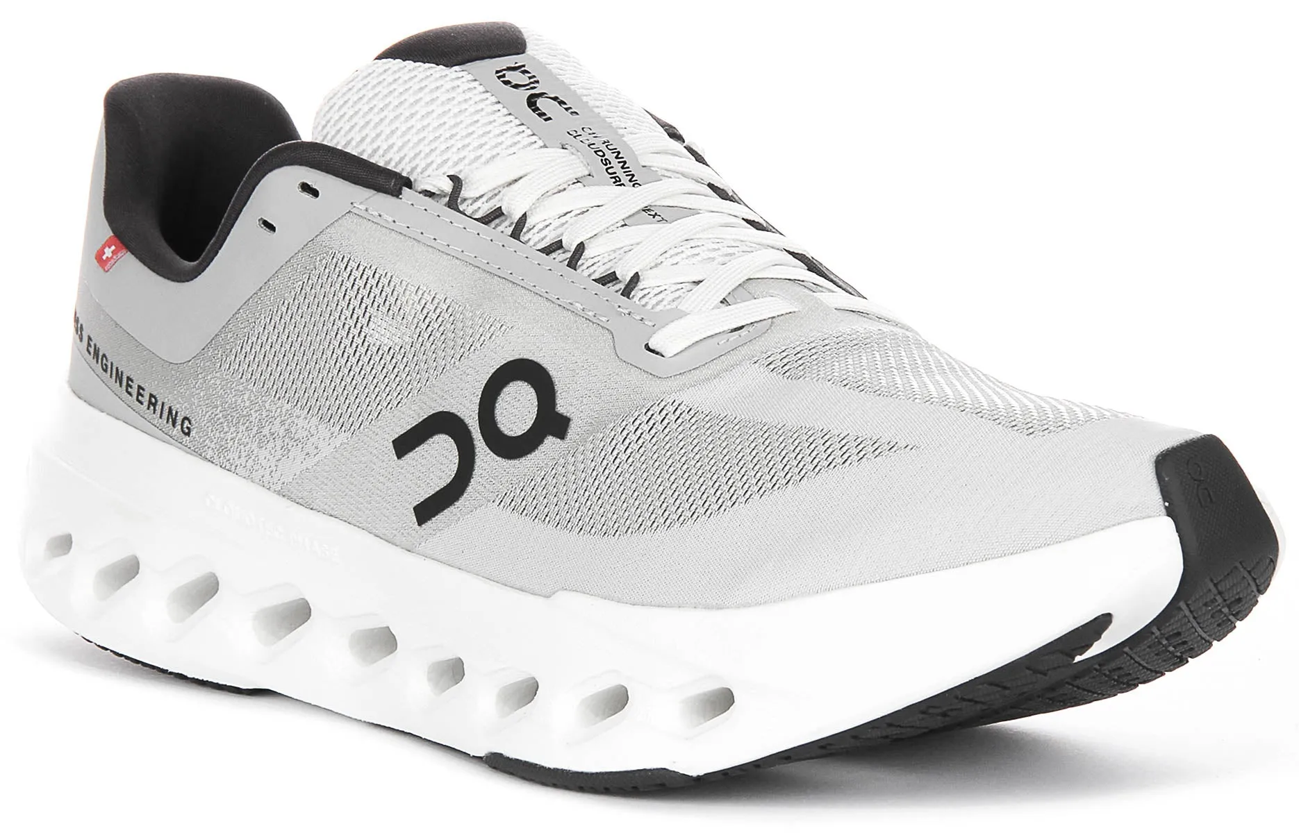 On Running Cloudsurfer Nxt In Grey For Women Materials used promote all-day active comfort