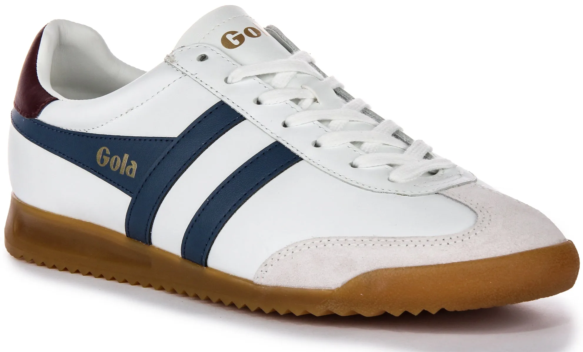 Gola Classics Torpedo In White Navy For Men Strength Build