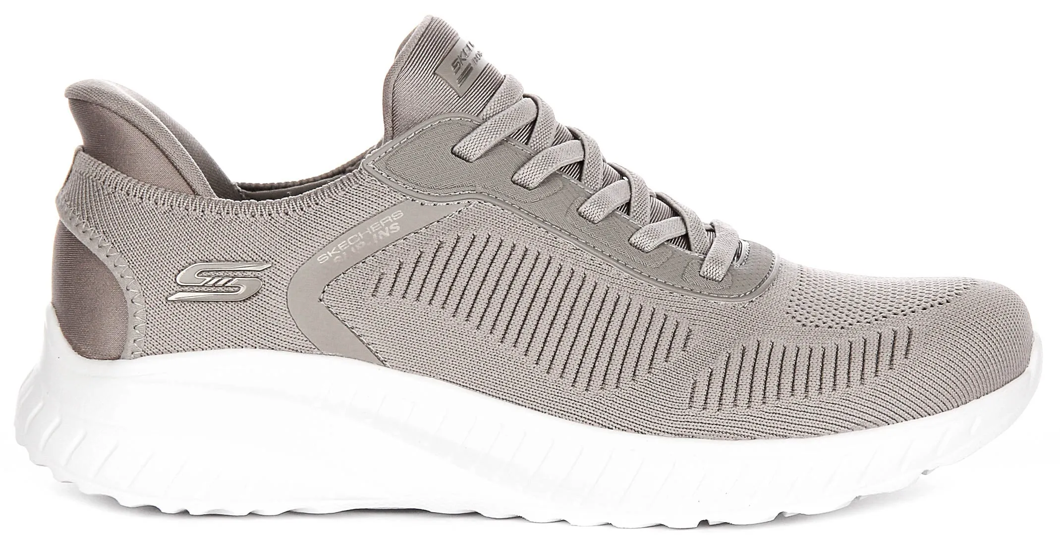 Speed Grip Skechers Bobs Sport Squad In Taupe For Women
