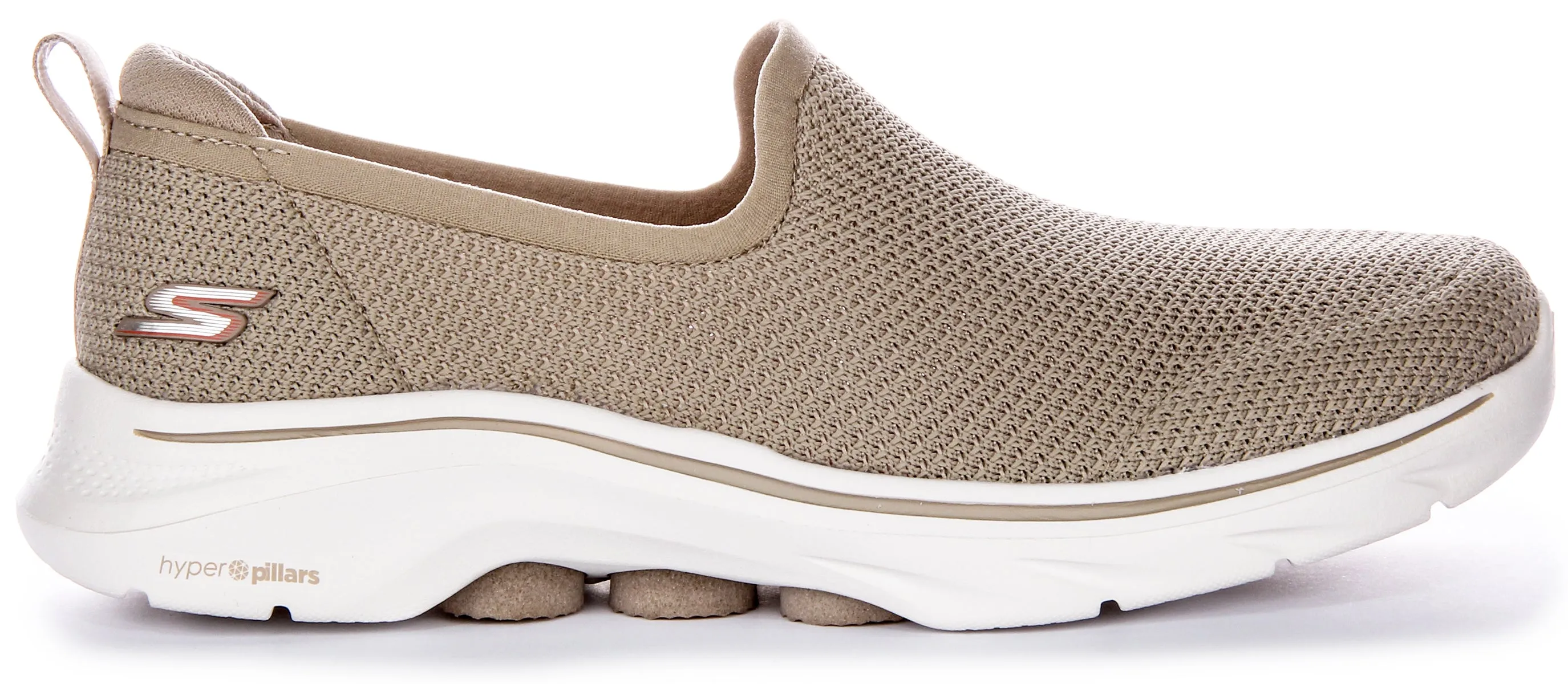 Speed Line Skechers Go Walk 7 Ivy In Taupe For Women