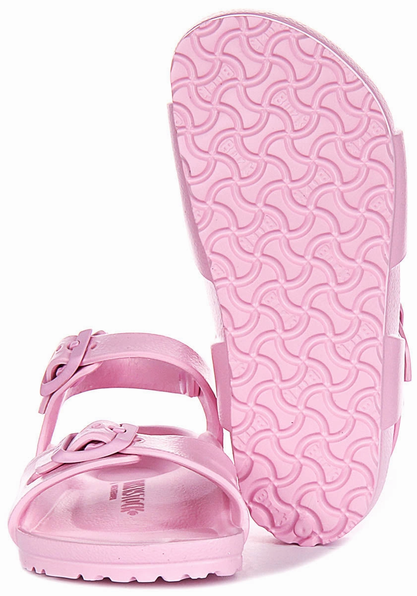 Speed - enhancing Birkenstock Rio Eva Kids In Pink | Narrow Fit