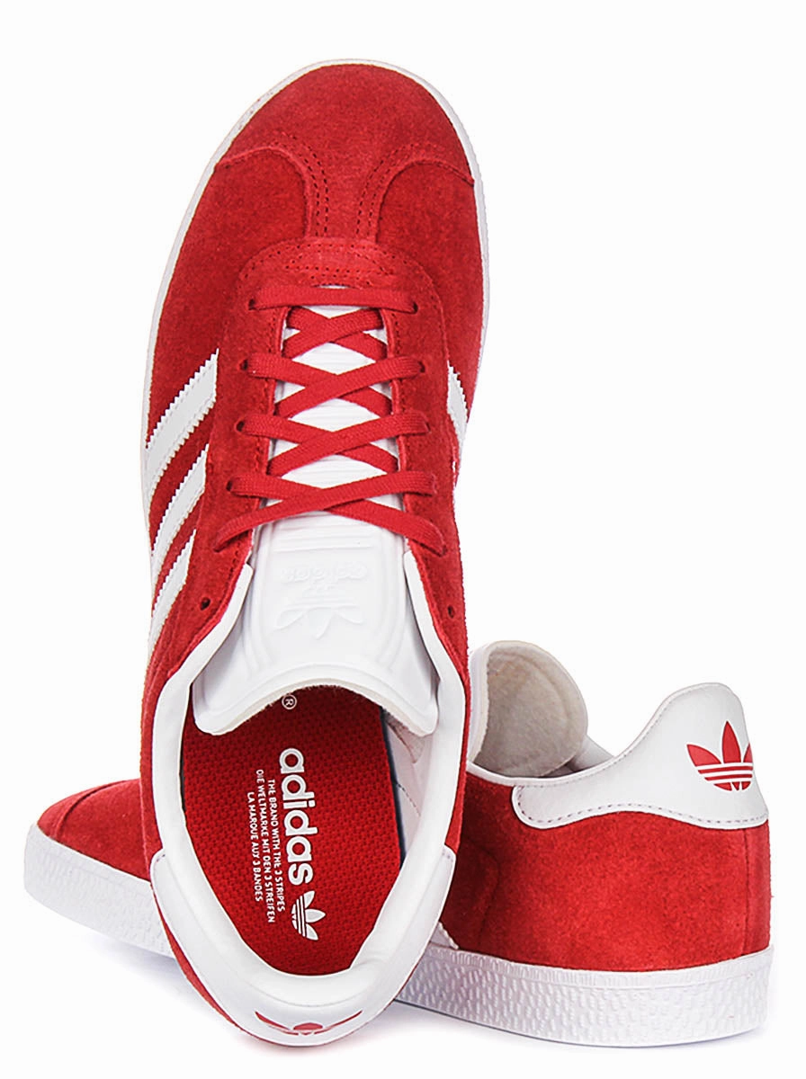 Speed - Promoted Feature Set Adidas Gazelle In Red White For Youth