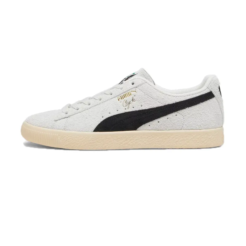 Sporty PUMA - Clyde Hairy Suede - Sedate Gray/Cashew - Unisex [393115 01]