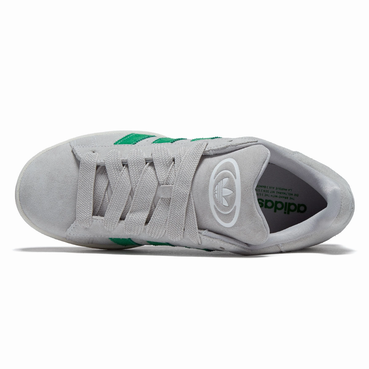 Sporty Look Adidas Campus 00s Shoes - Grey/Green/Off White
