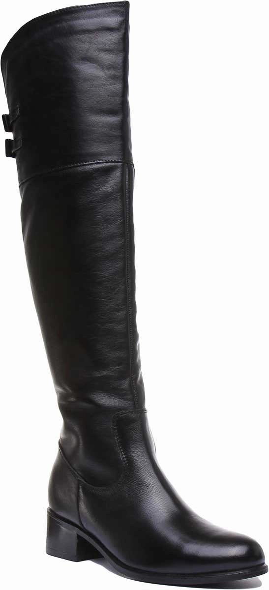 Cold Walk Boots Justin Reece England Francesca In Black