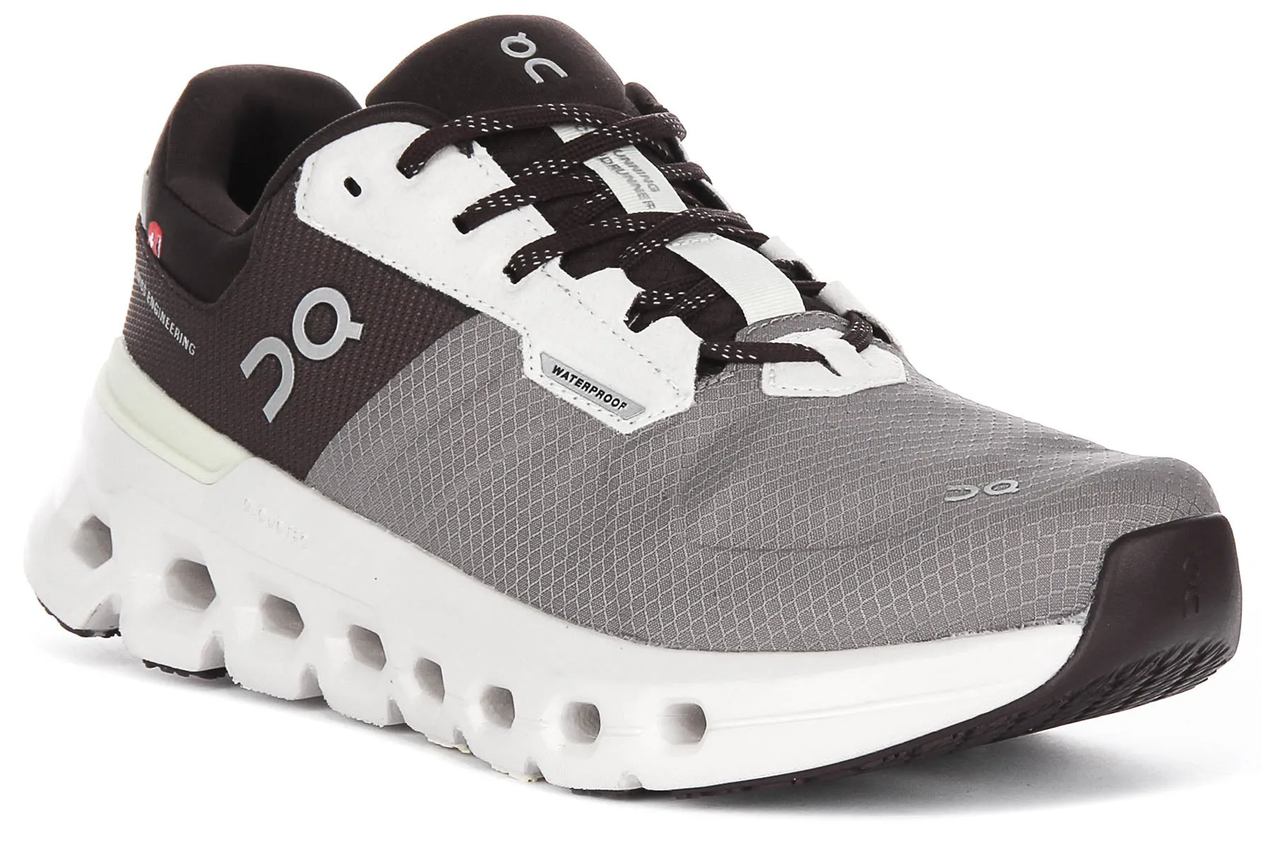 On Running Cloudrunner 2 Waterproof In Grey For Women Pace Control