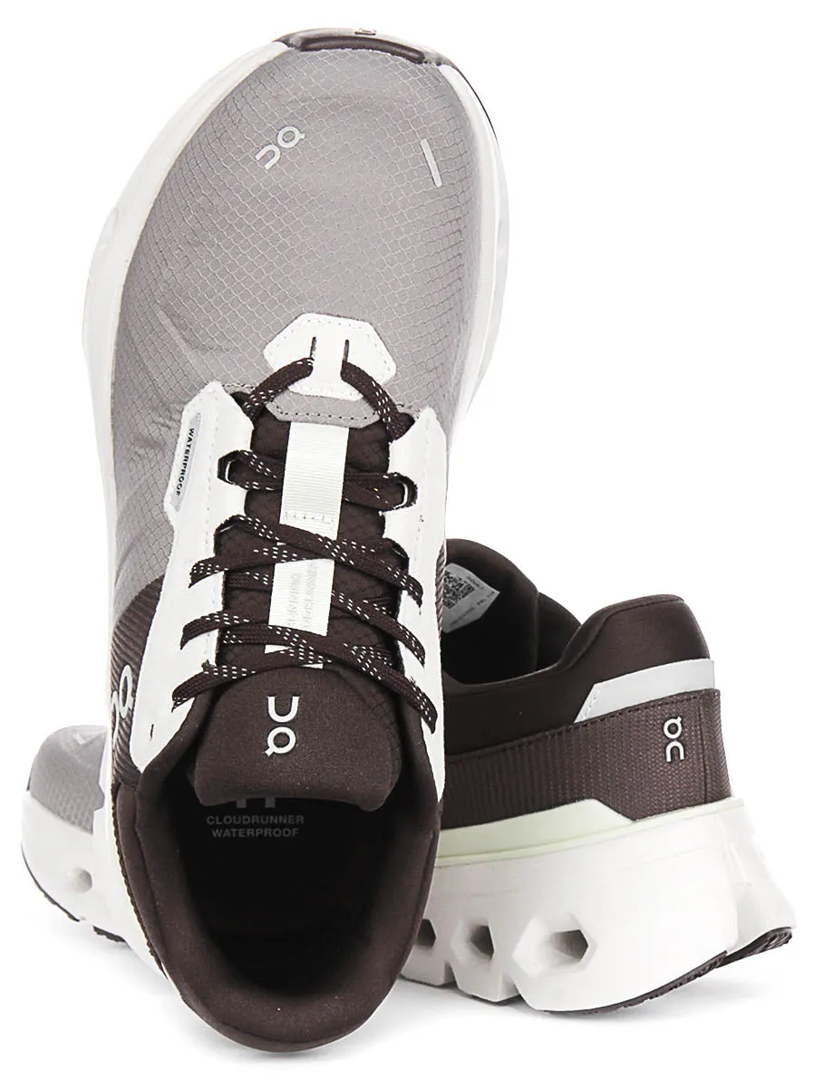 Spring step On Running Cloudrunner 2 Waterproof In Grey For Women