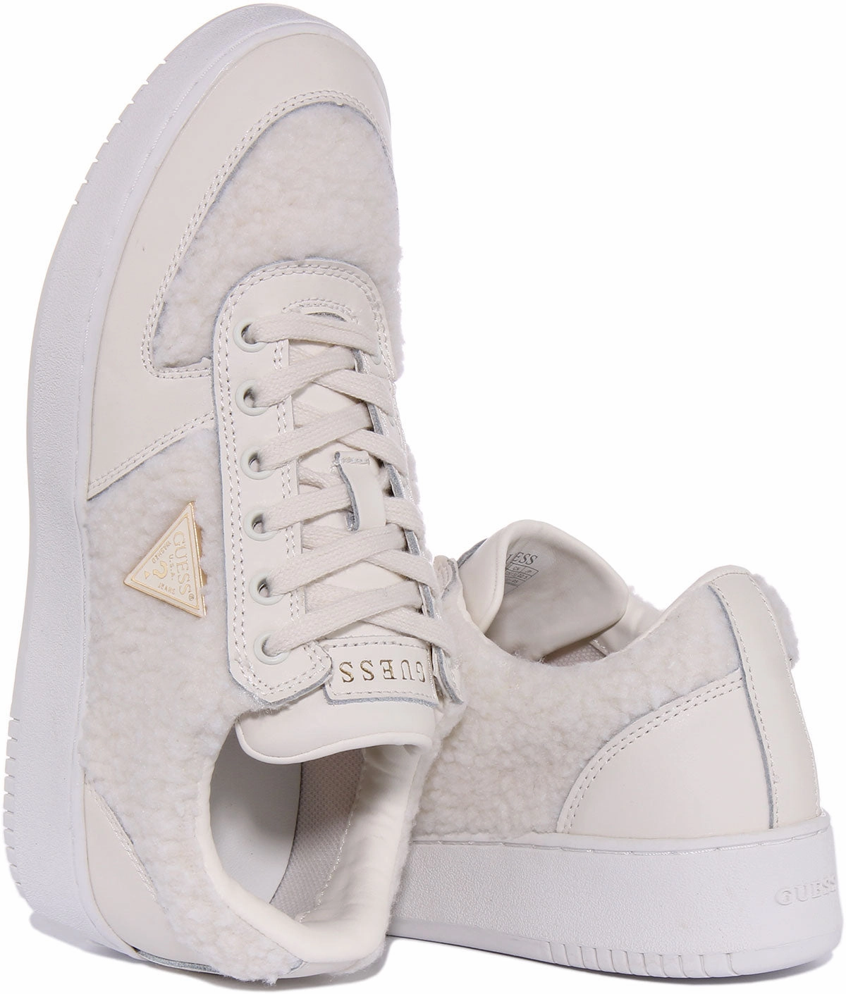 Spring step Guess Sidney Fur In Cream For Women