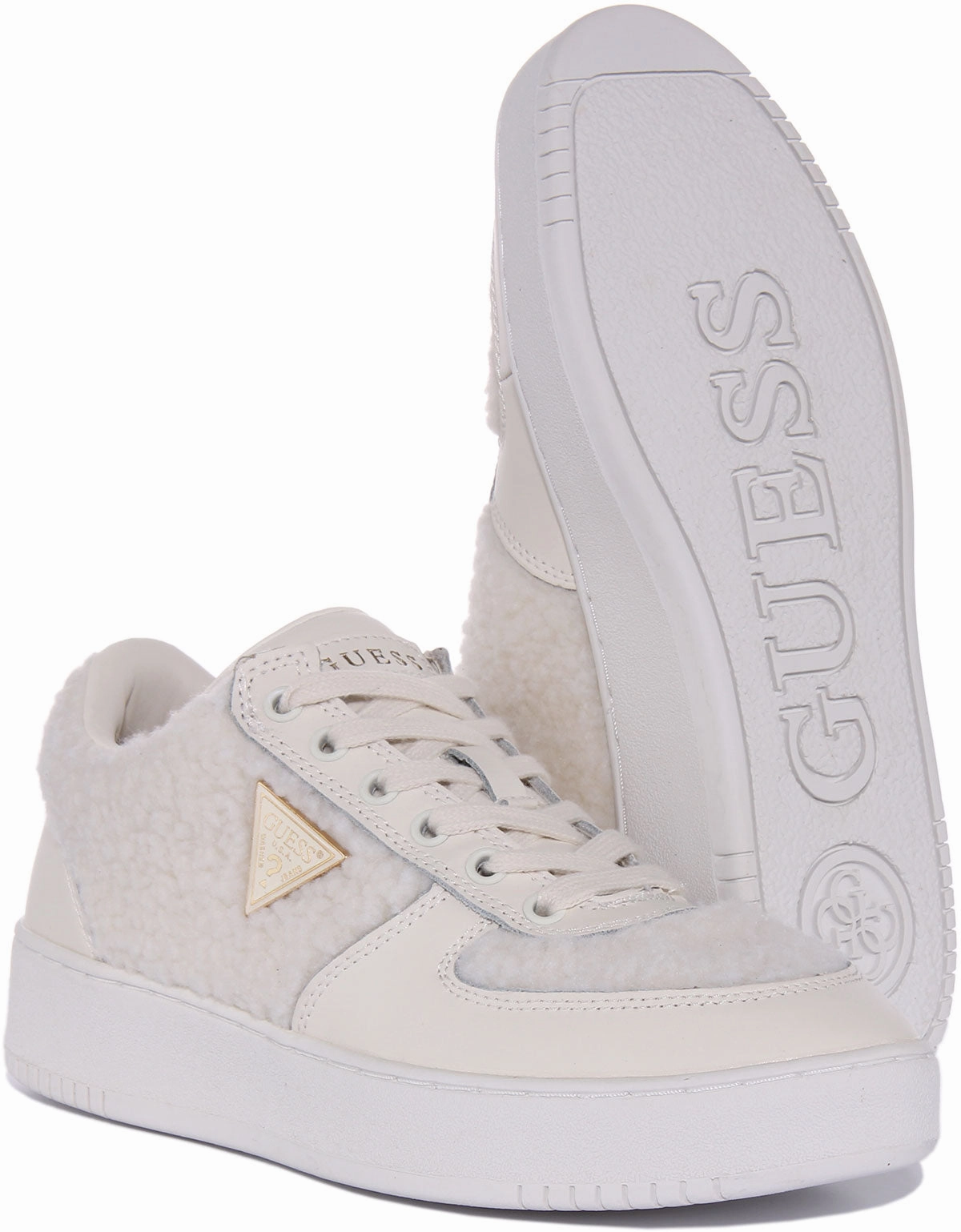 Spring step Guess Sidney Fur In Cream For Women