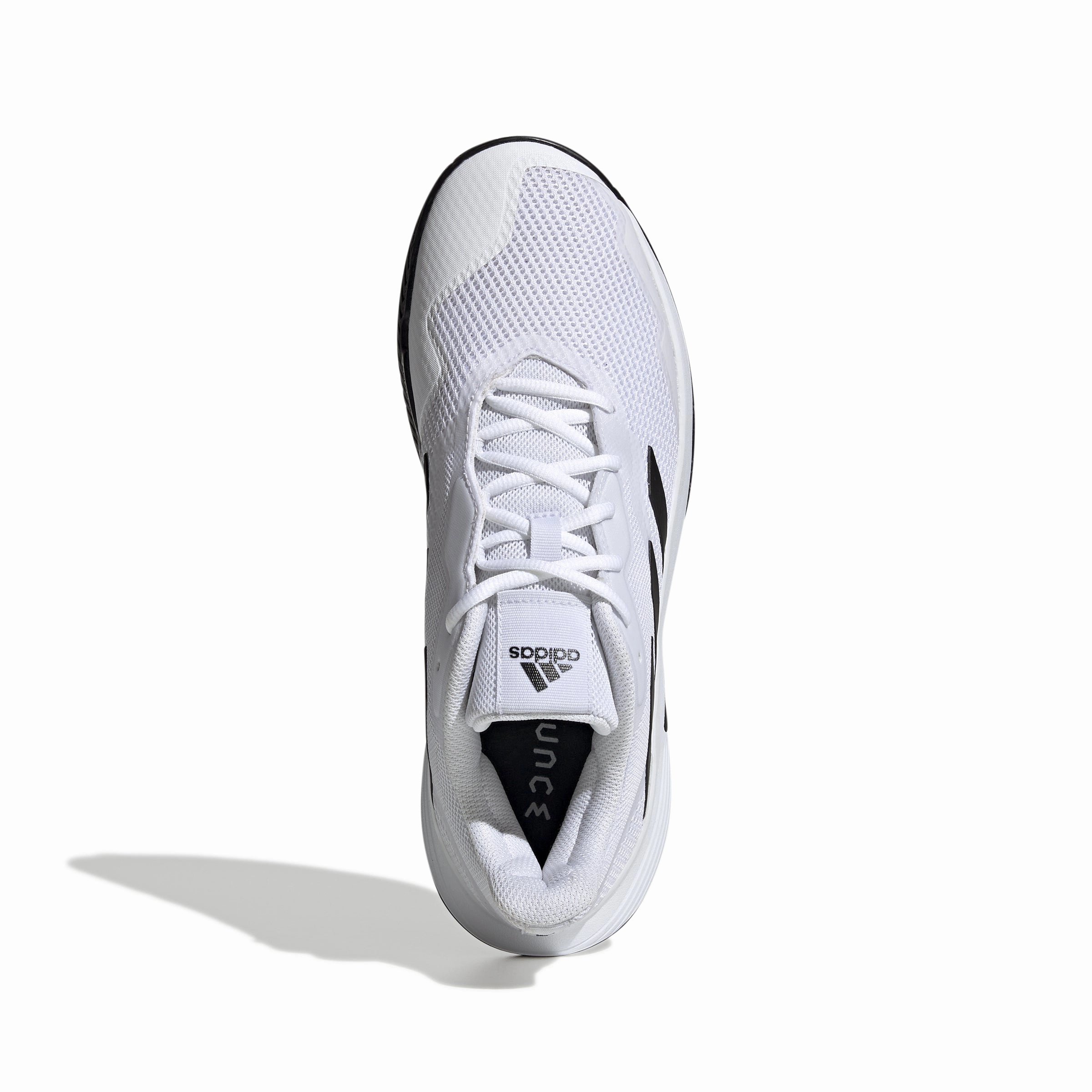 Stability Balance Adidas Court Jam Control Men Tennis Shoes - Ftwr White/Core Black/Ftwr White