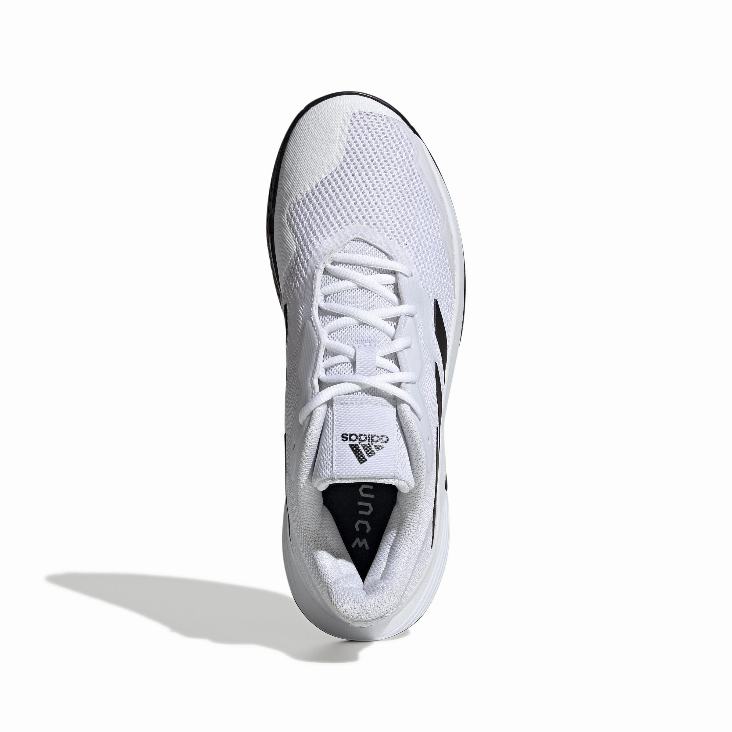 Stability Balance Adidas Court Jam Control Men Tennis Shoes - Ftwr White/Core Black/Ftwr White