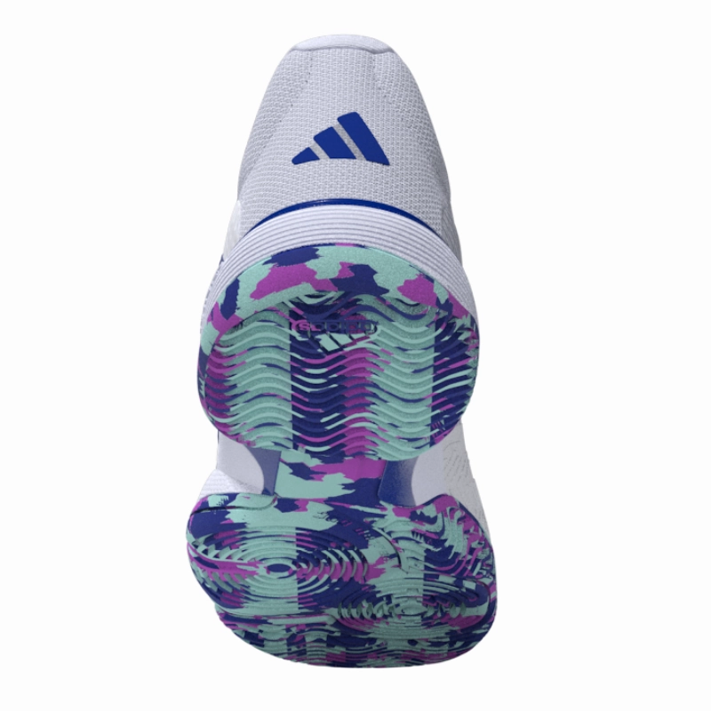 Adidas Performance Barricade Junior Tennis Shoes - FTWWHT/LUCBLU/SEFLAQ