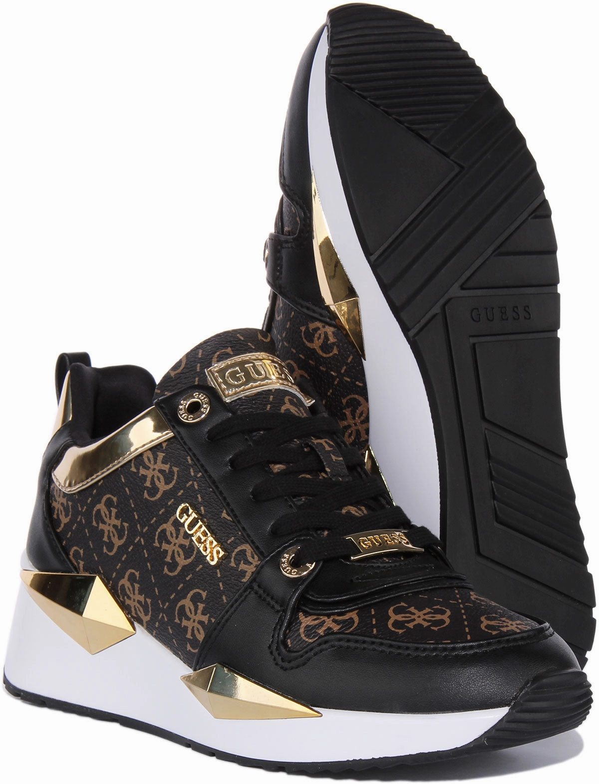 Stability Zone Guess Taylln Trainer In Brown Black For Women