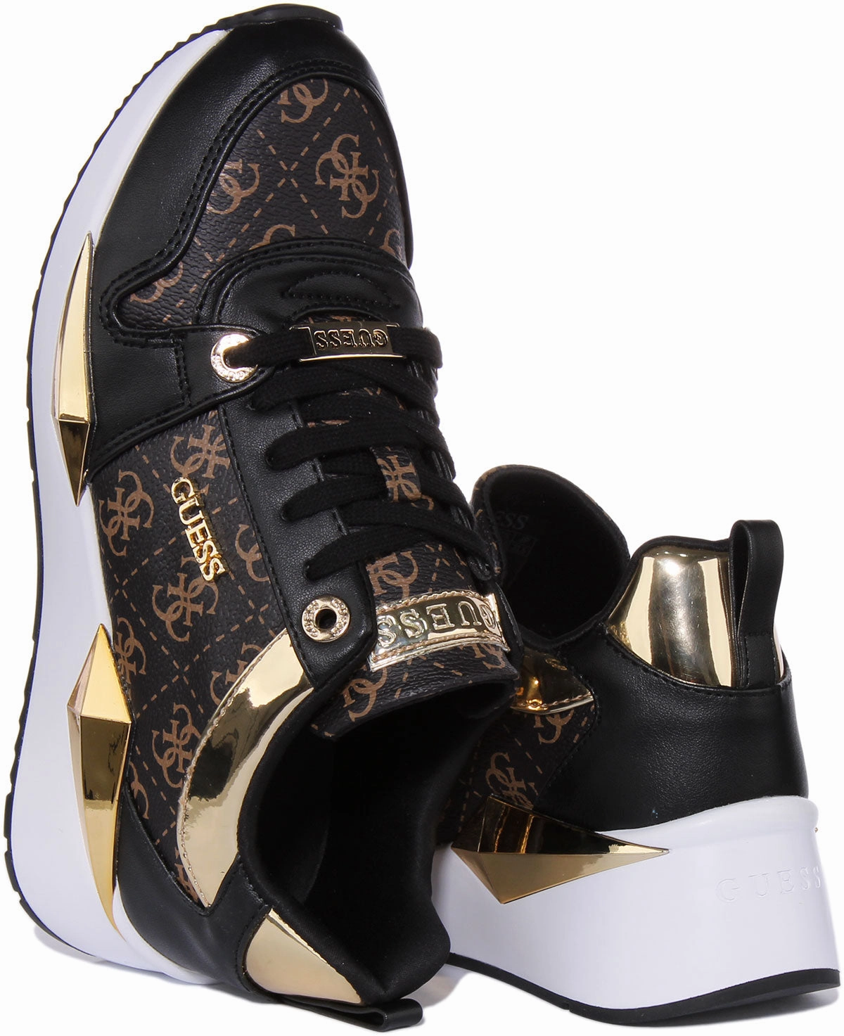 Stability Zone Guess Taylln Trainer In Brown Black For Women