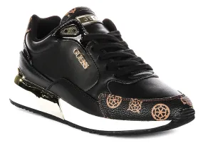 Grip Stability Flexible Support Guess Moxea Sneaker In Black Brown For Women