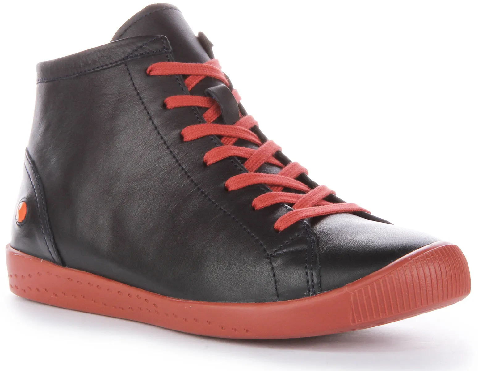 Light stability Softinos Ibbi653 Supple In Navy Red For Women