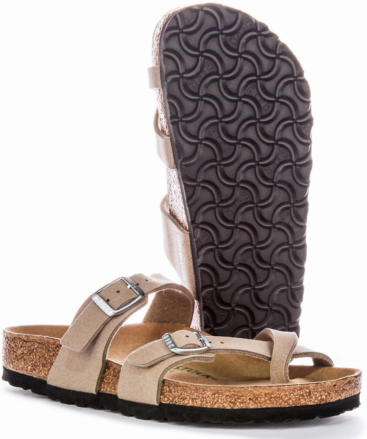 Stable - Footed Birkenstock Mayari In Taupe | Regular Fit