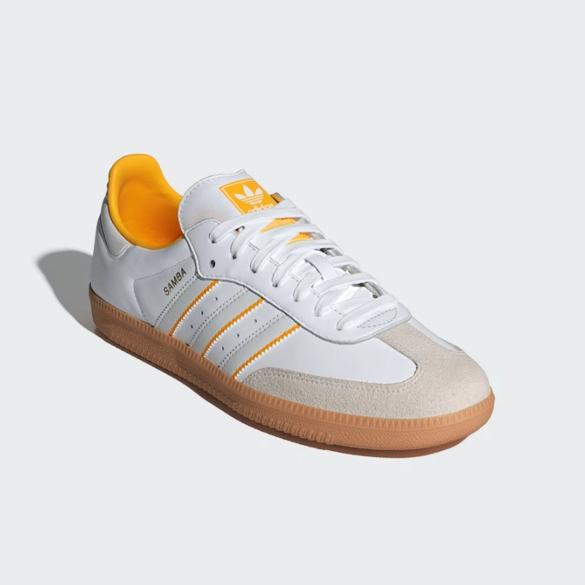 Stable Fit adidas - Samba OG - Cloud White/Crew Yellow - Unisex [ID1479]