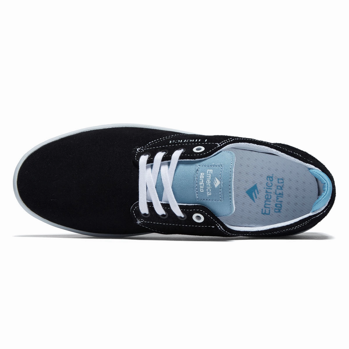 Stable platform Emerica Romero Laced Shoes - Black/Light Blue