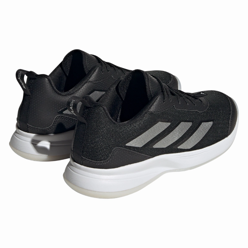 Stable shoe structure Adidas Avaflash Low Women Tennis Shoes - Core Black / Silver Metallic / Cloud White